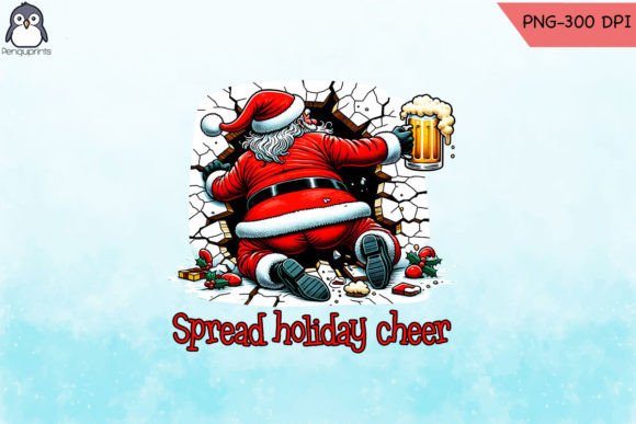 Bad Santa Christmas Humor PNG Review