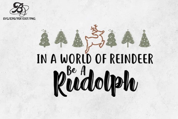 Boho Christmas Reindeer SVG PNG Design for Graphics and Crafts