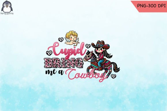Cowboy Western Valentine Sublimation PNG Review