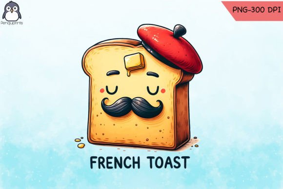 French Toast Humor PNG Sublimation Graphics for Crafts