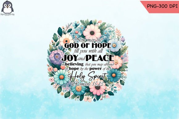 God of Hope Joy PNG Graphics for Crafts