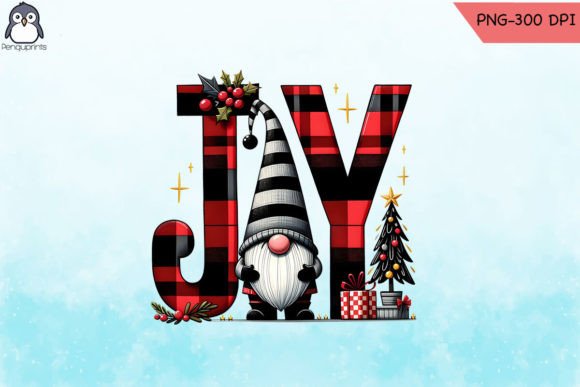 Joy Christmas Gnome PNG Graphics and Crafts Review
