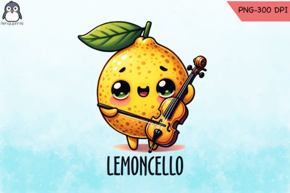 Lemoncello Drink Pun PNG Graphics for Crafts