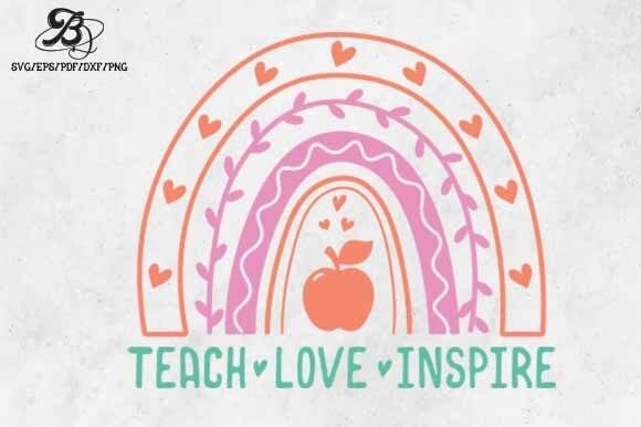Teacher Boho Rainbow SVG Review: Graphics for Crafts & Design