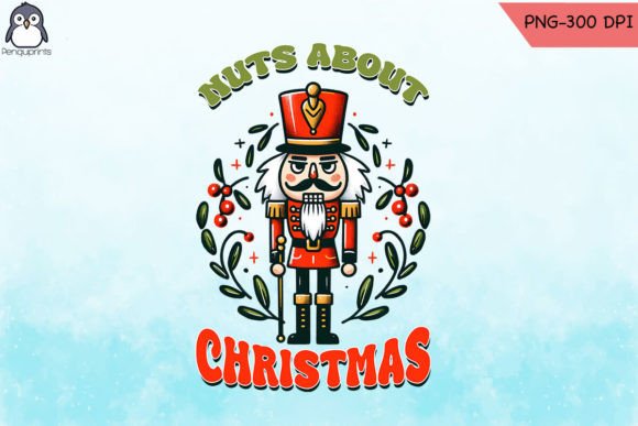Vintage Nutcracker Christmas PNG for Crafts & Graphics
